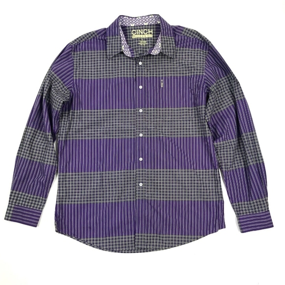 Cinch Other - Cinch Plaid Modern Fit Shirt Sz L